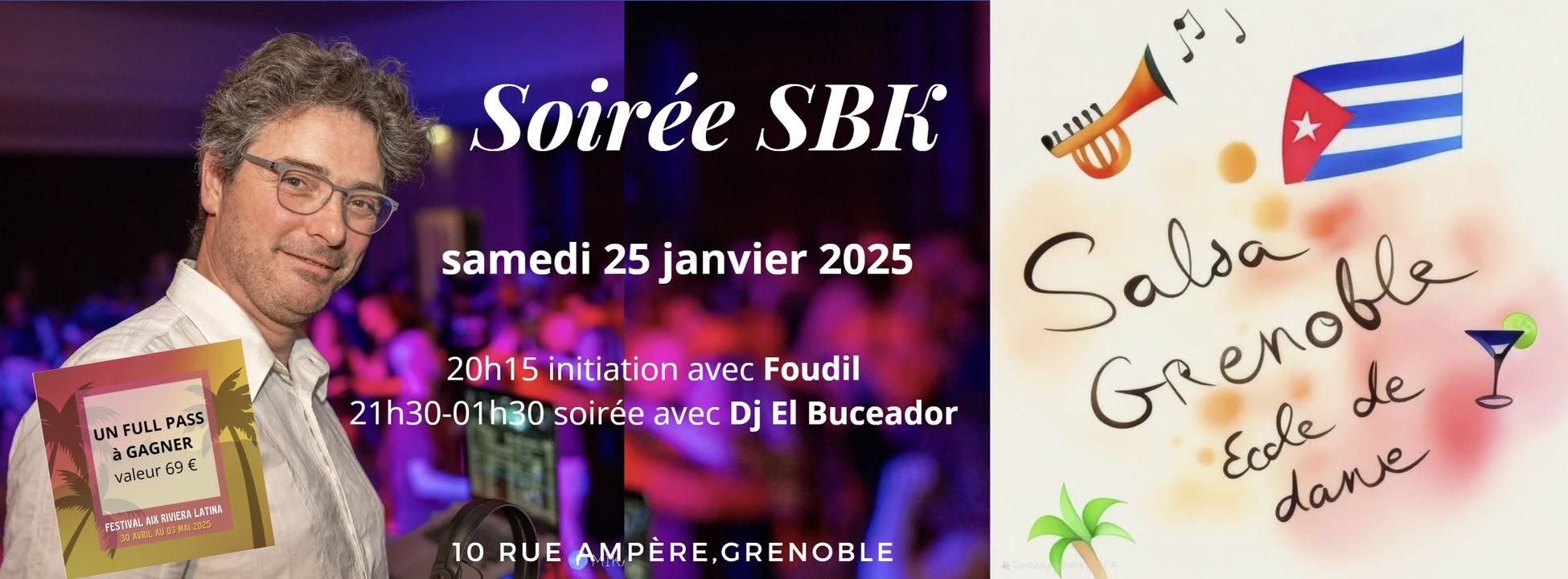 Soirée SBK à Salsa Grenoble