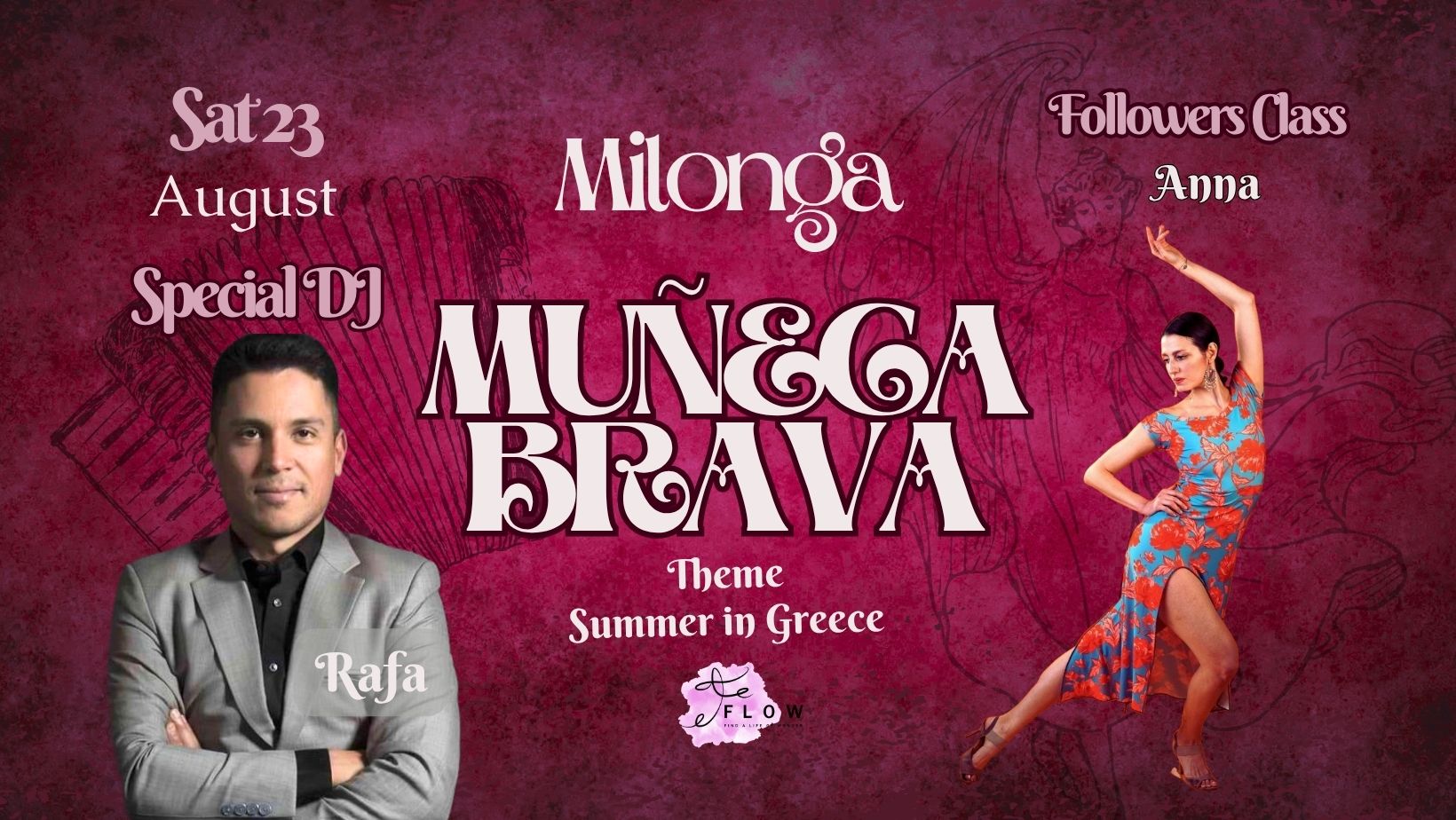Muñeca Brava Milonga Opening with guest DJ Rafa, workshop & lottery