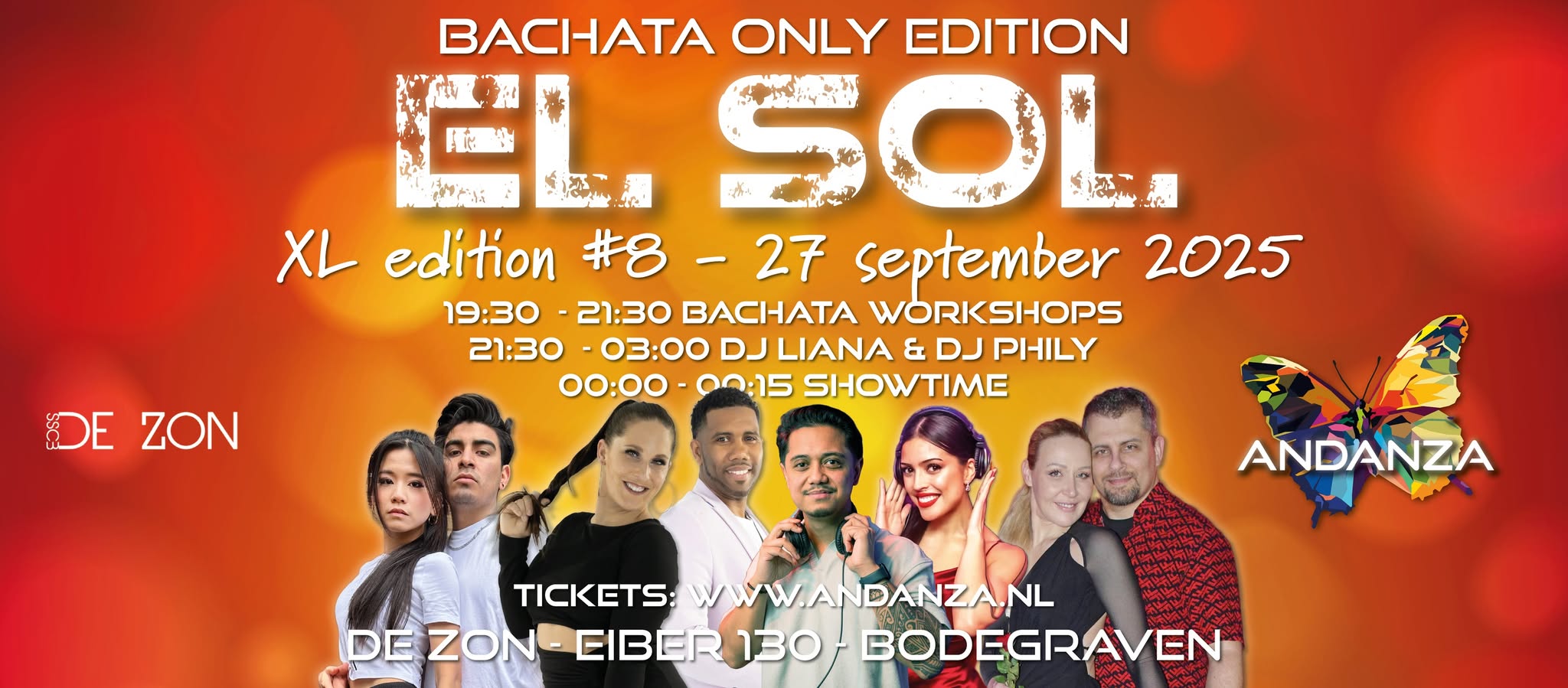 El Sol - XL edition 8 - Bachata edition - DJ Liana & DJ Phily + 3 bachata workshops