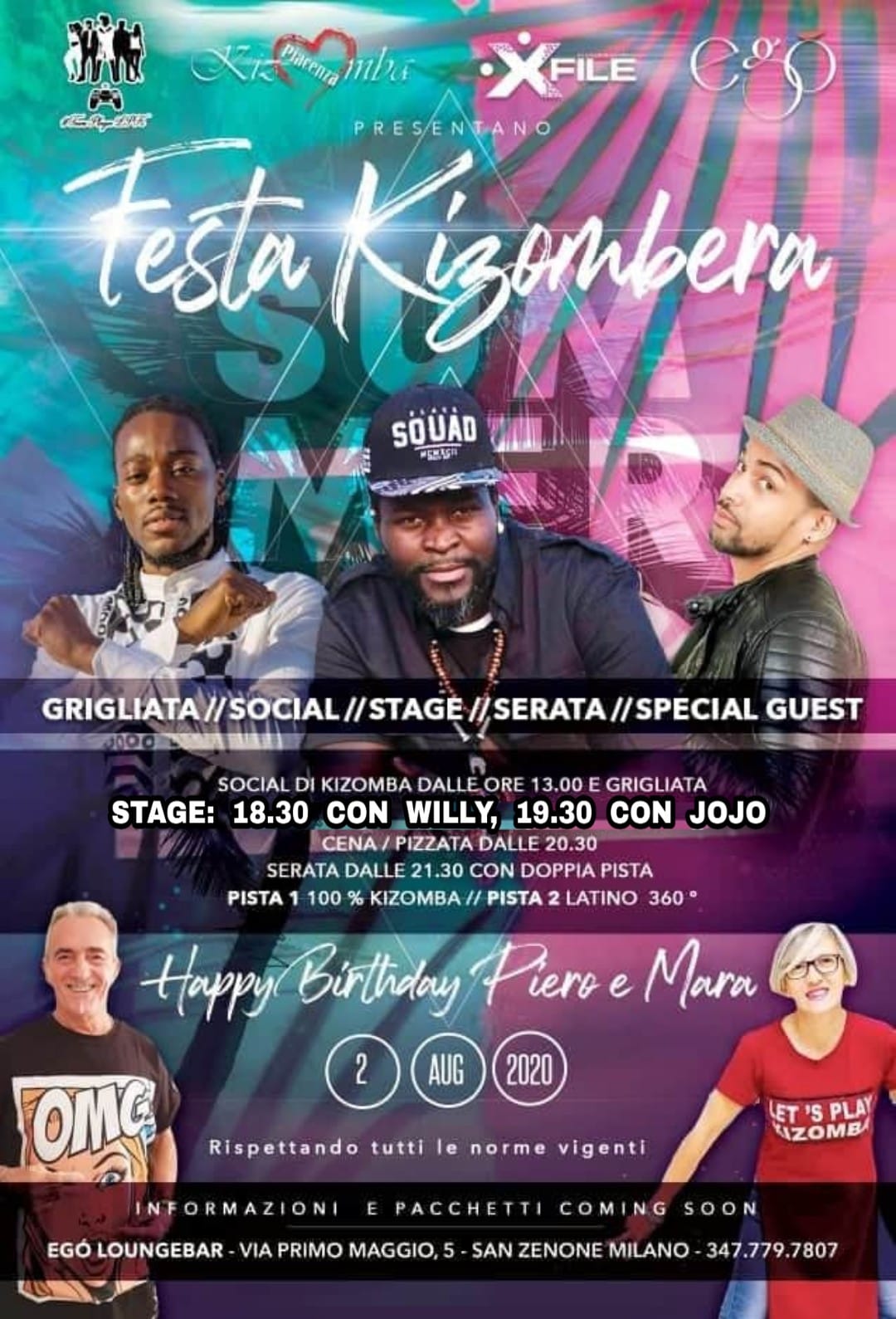 Summer Crazy Kiz - Grigliata, SocialKiz,Doppio Stage,Cena,Party
