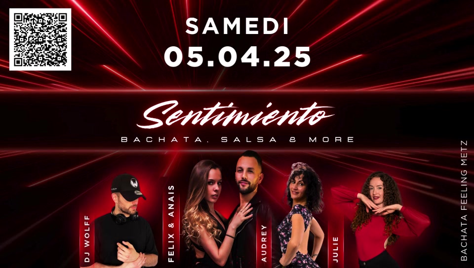 Sentimiento METZ ~ Bachata & Salsa Night + Stages Yoga Dance & Lady Style ✨️