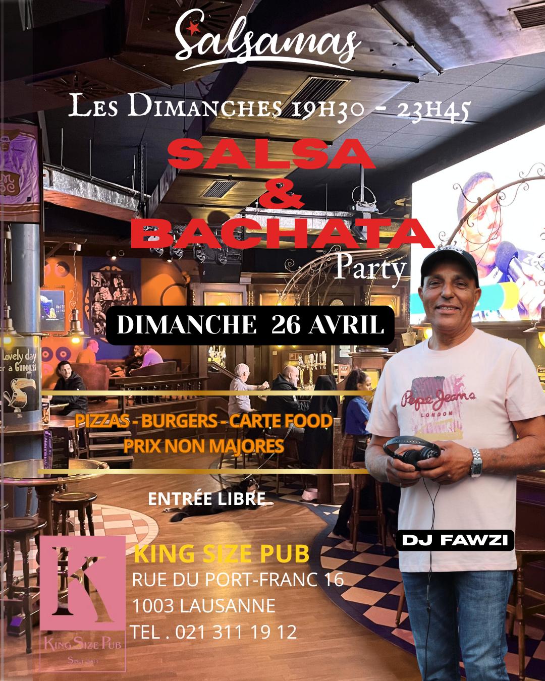Les dimanches au King Size avec Salsamas