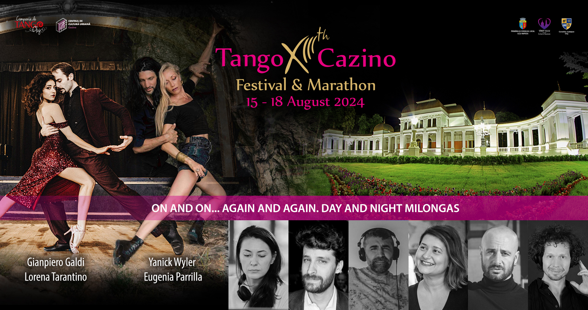 TANGO CAZINO, Festival & Marathon, 15th-18th of August 2024