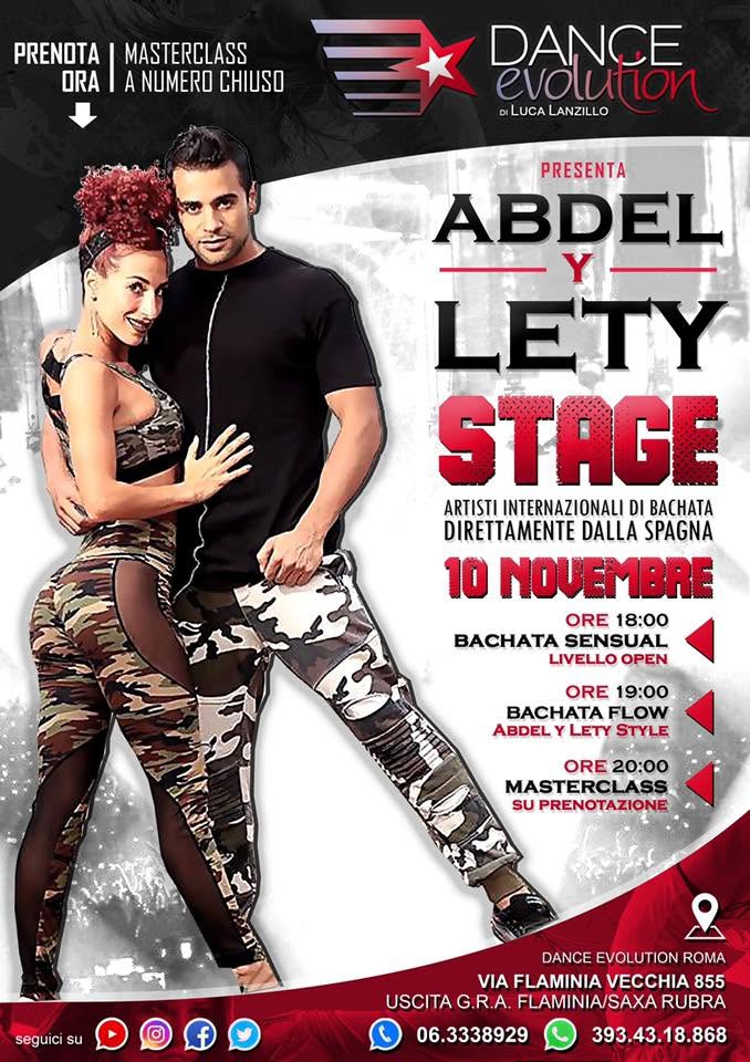 ABDEL e LETY BACHATA STAGE A ROMA