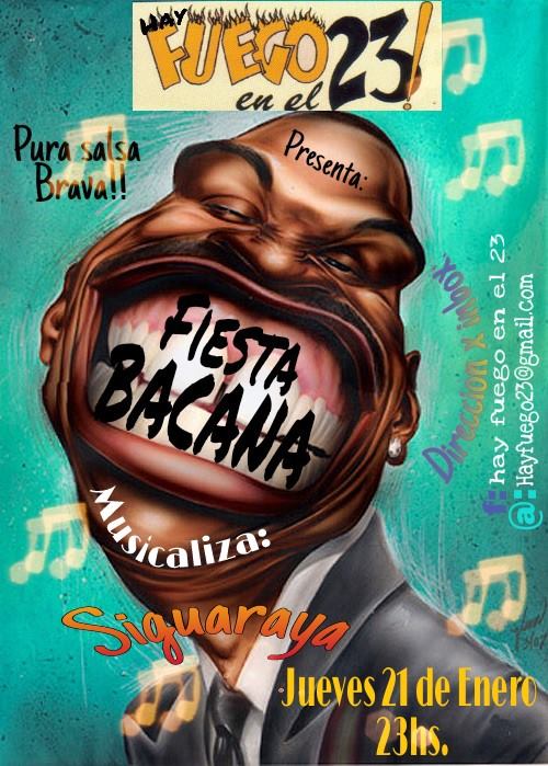 FIESTA BACANA, SUSPENDIDA