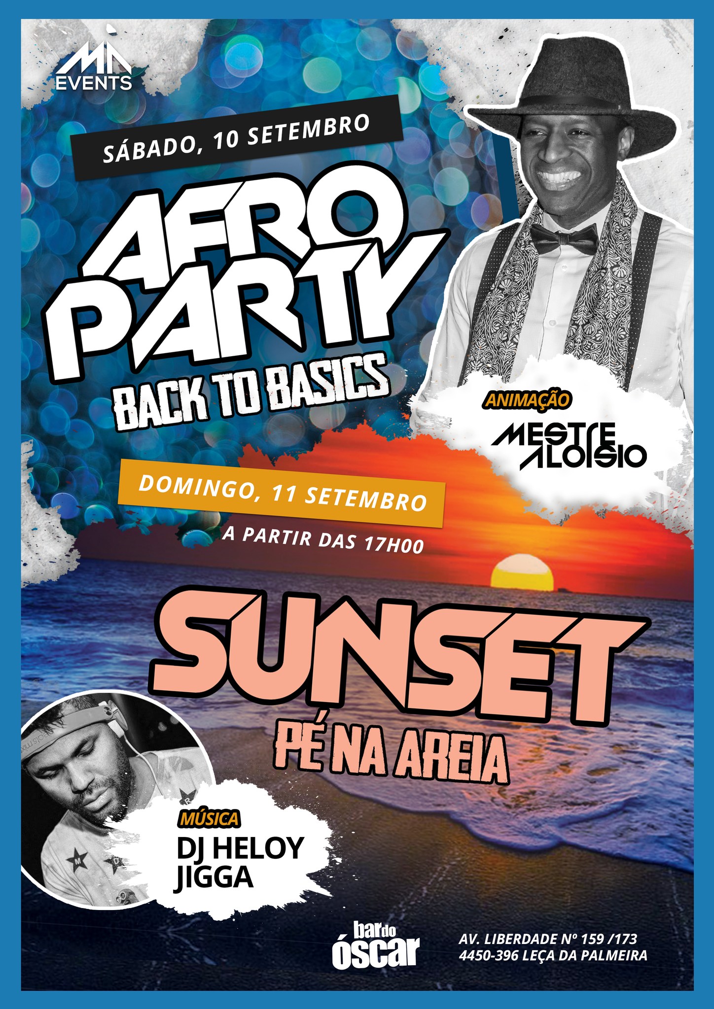 Afro Party: Back to Basics c Mestre Aloísio e DJ Heloy Jigga