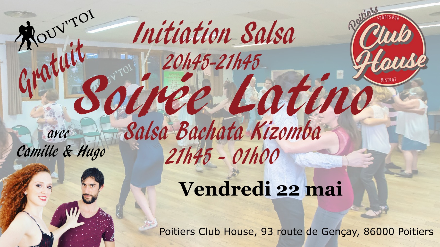 Soirée Latino SBK au Poitiers Club House