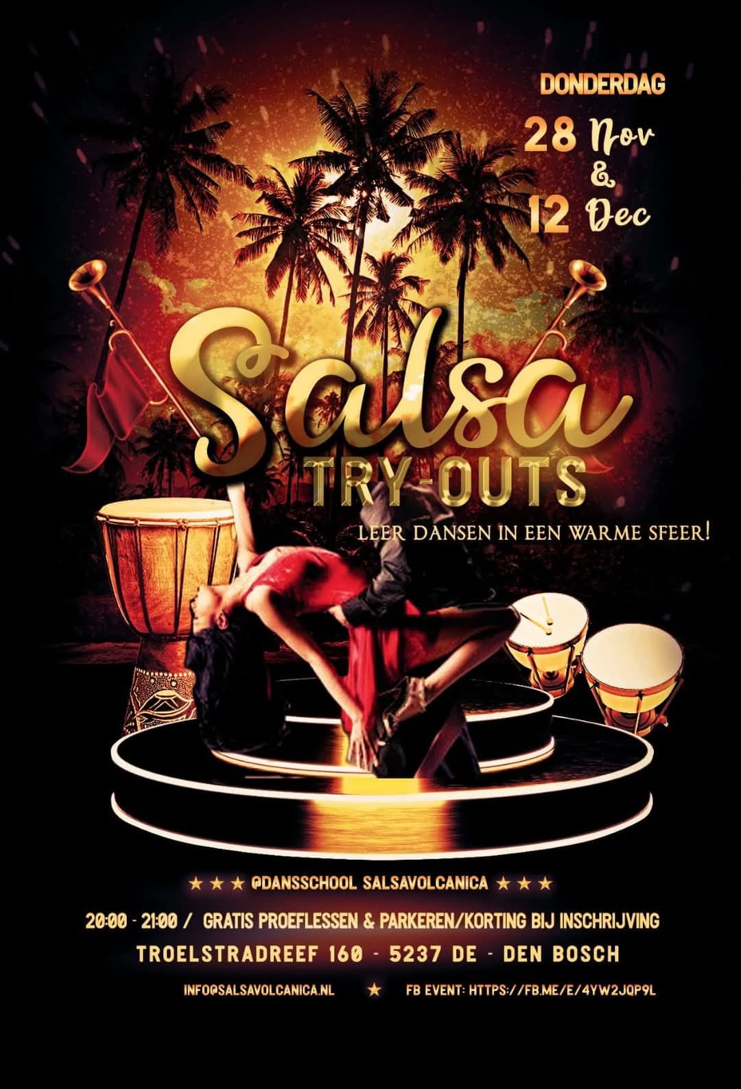 FREE Salsa Try-Out @ Salsavolcanica