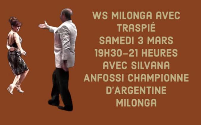 Spécial week-end SILVANA ANFOSSI Championne argentine de Milonga