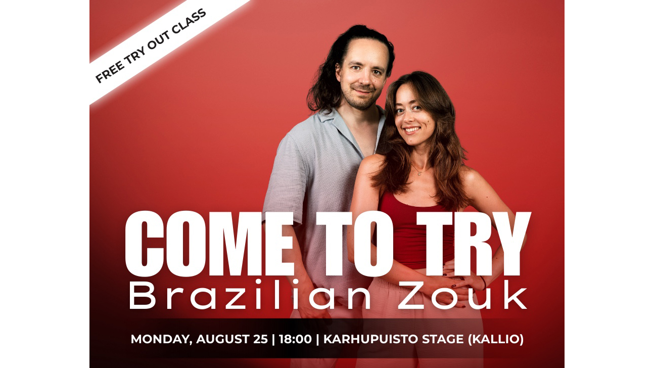 💃🕺 Brazilian Zouk Open Air Try-Out Class in Kallio
