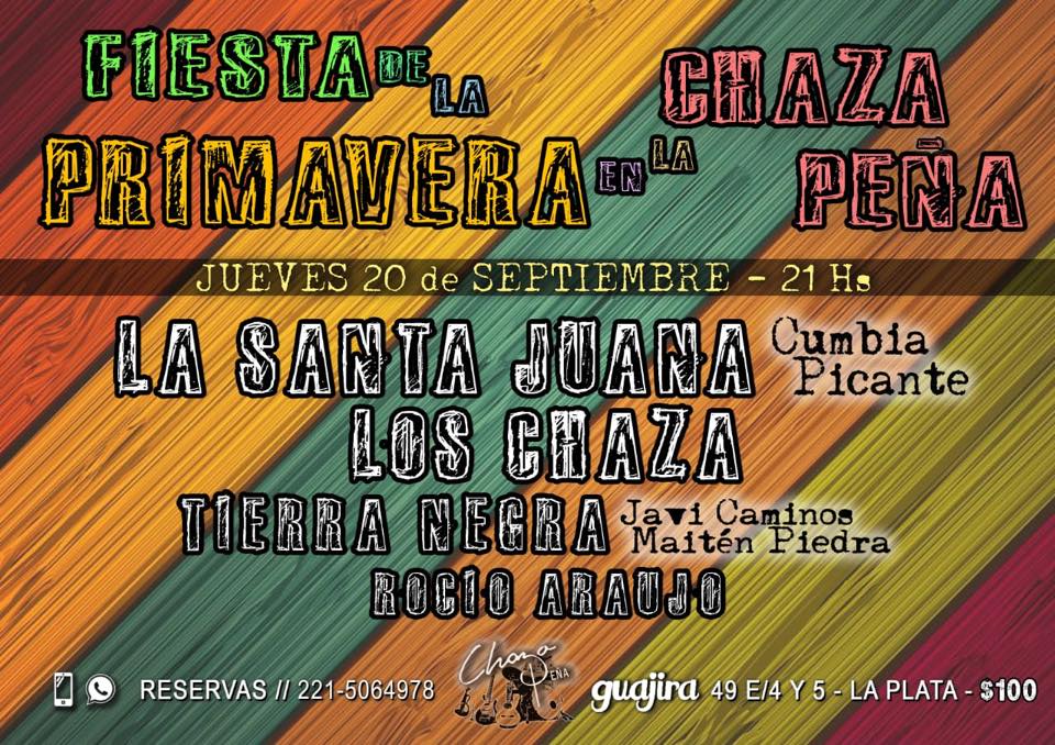 FIESTA DE LA PRIMAVERA en la Chaza Peña 20 De Septiembre