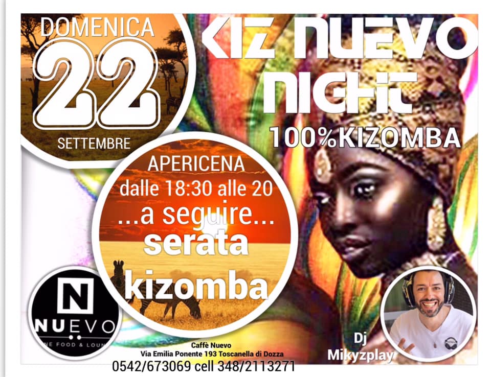 KIZ NUEVO NIGHT - la domenica alternativa a ritmo di kizomba