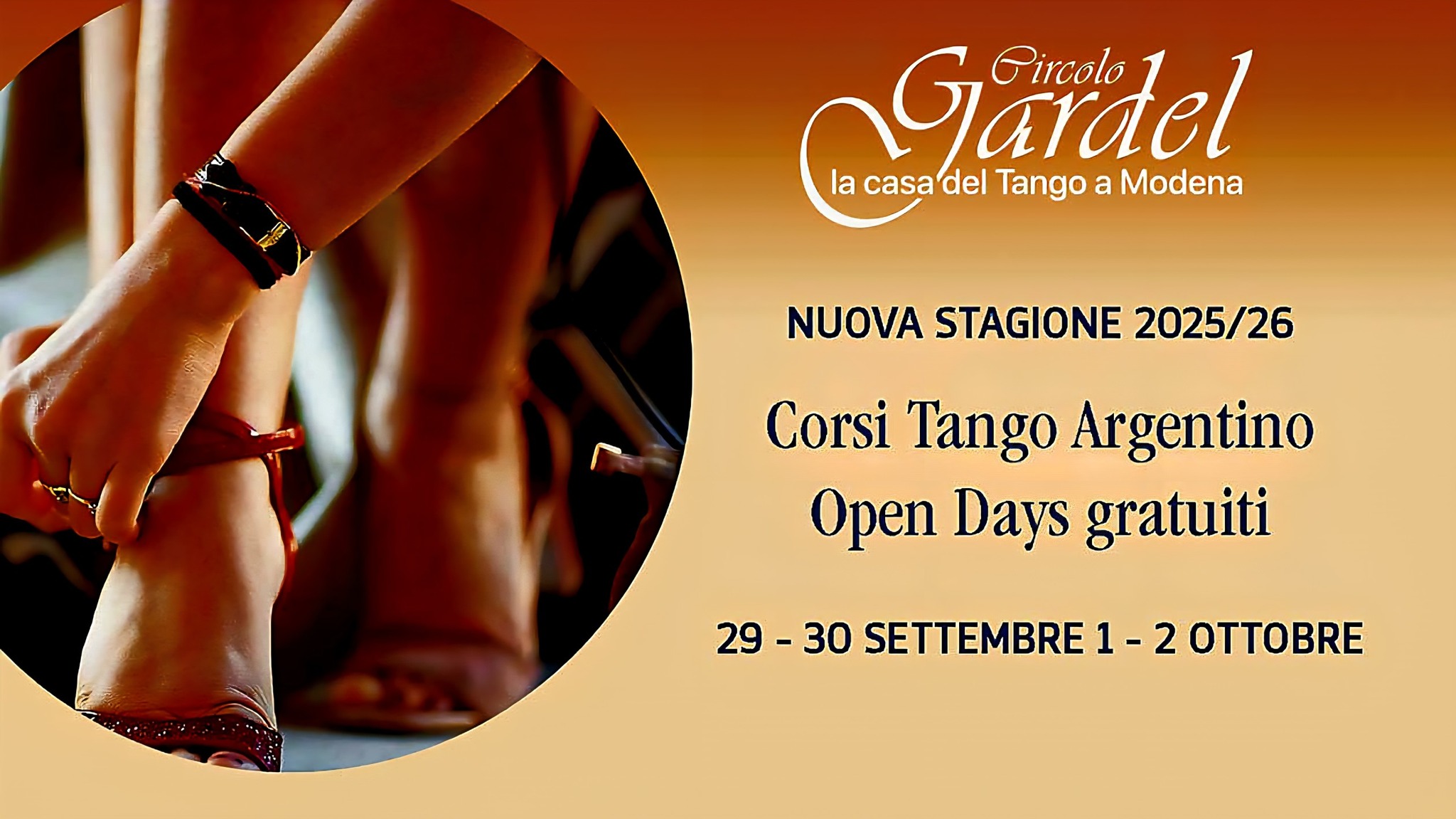 NUOVI CORSI 2025 2026 💥OPEN DAYS gratuiti da lunedi 29 sett.