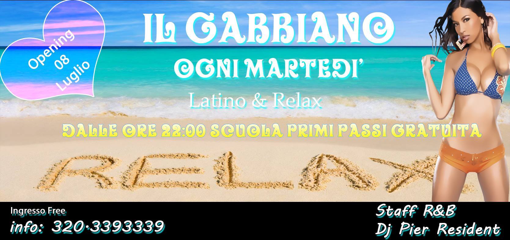 Martedì Latino 6 Relax al Gabbiano (Tortoreto)