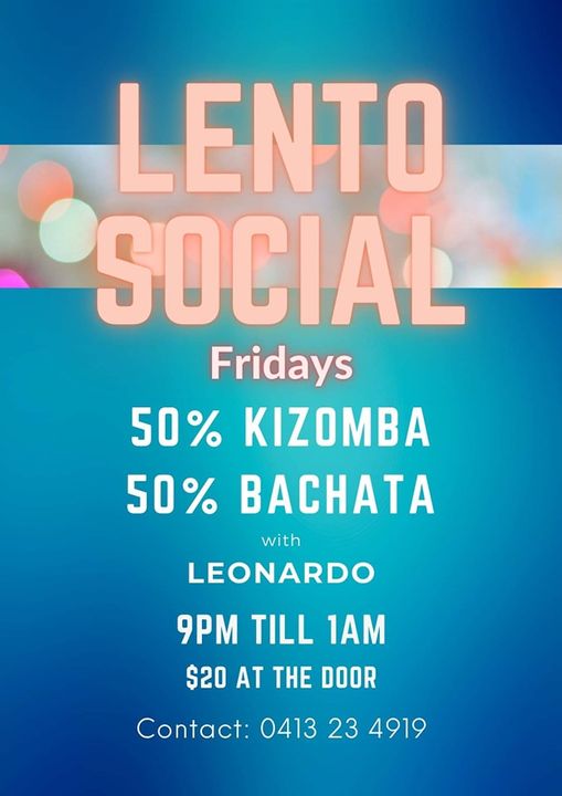 Lento - Kizomba & Bachata Dance Social