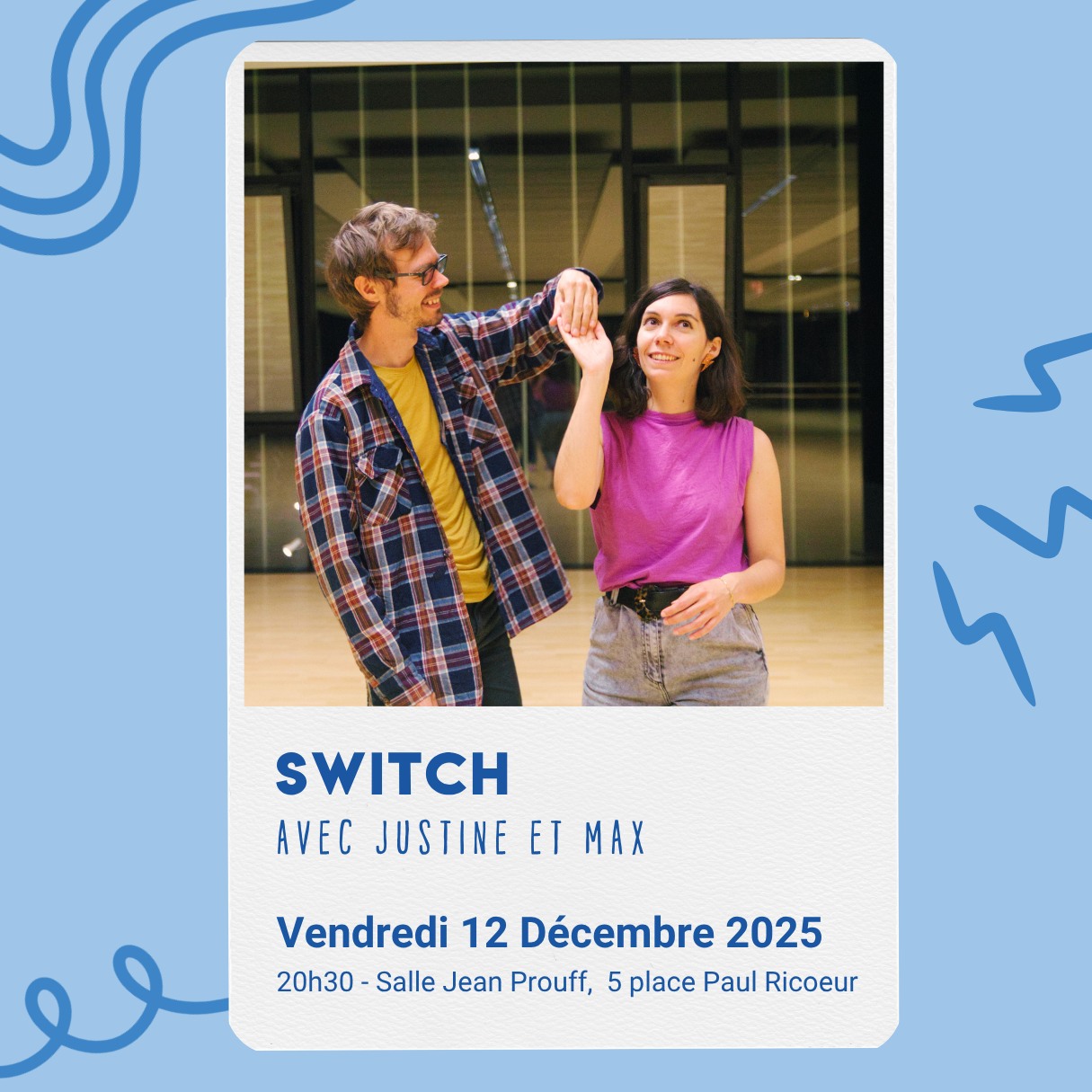 Atelier Switch avec Justine et Max