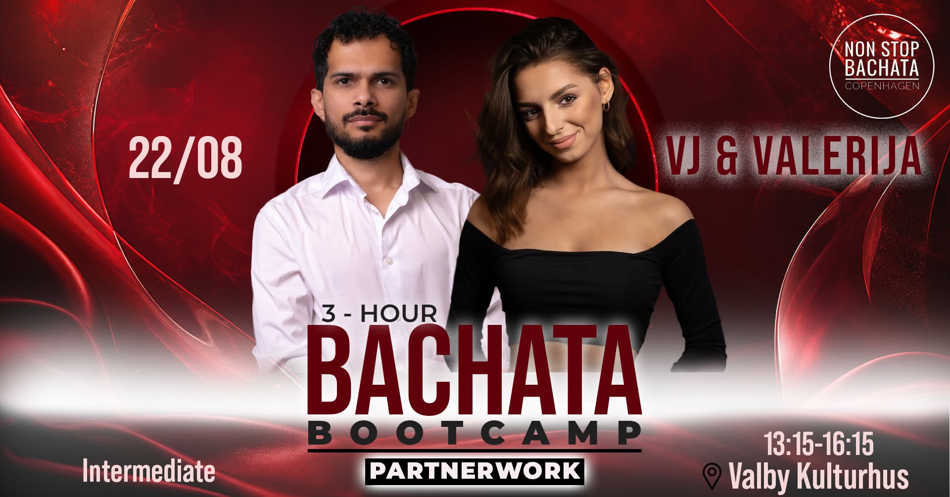 BACHATA BOOTCAMP Partnerwork with VJ & Valerija