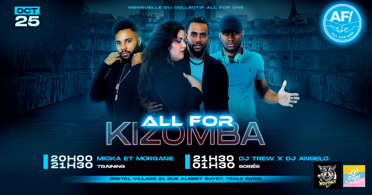 ALL FOR KIZOMBA 25 OCTOBRE 2023