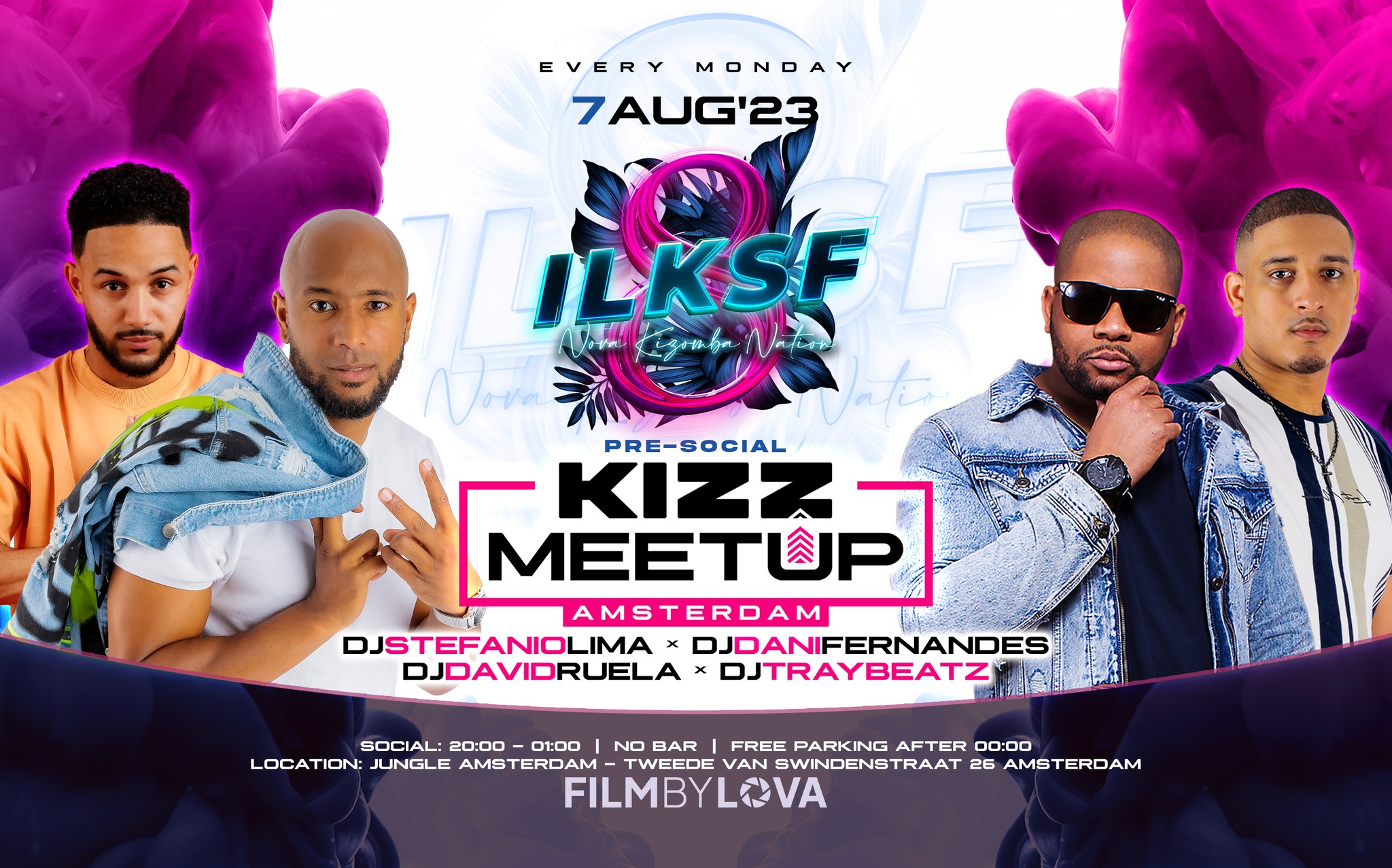 KIZZ MeetUp 'Pre-Social': I Love Kizomba Sensual Festival 2023 StefanioL x DaniF x DavidR x TrayB