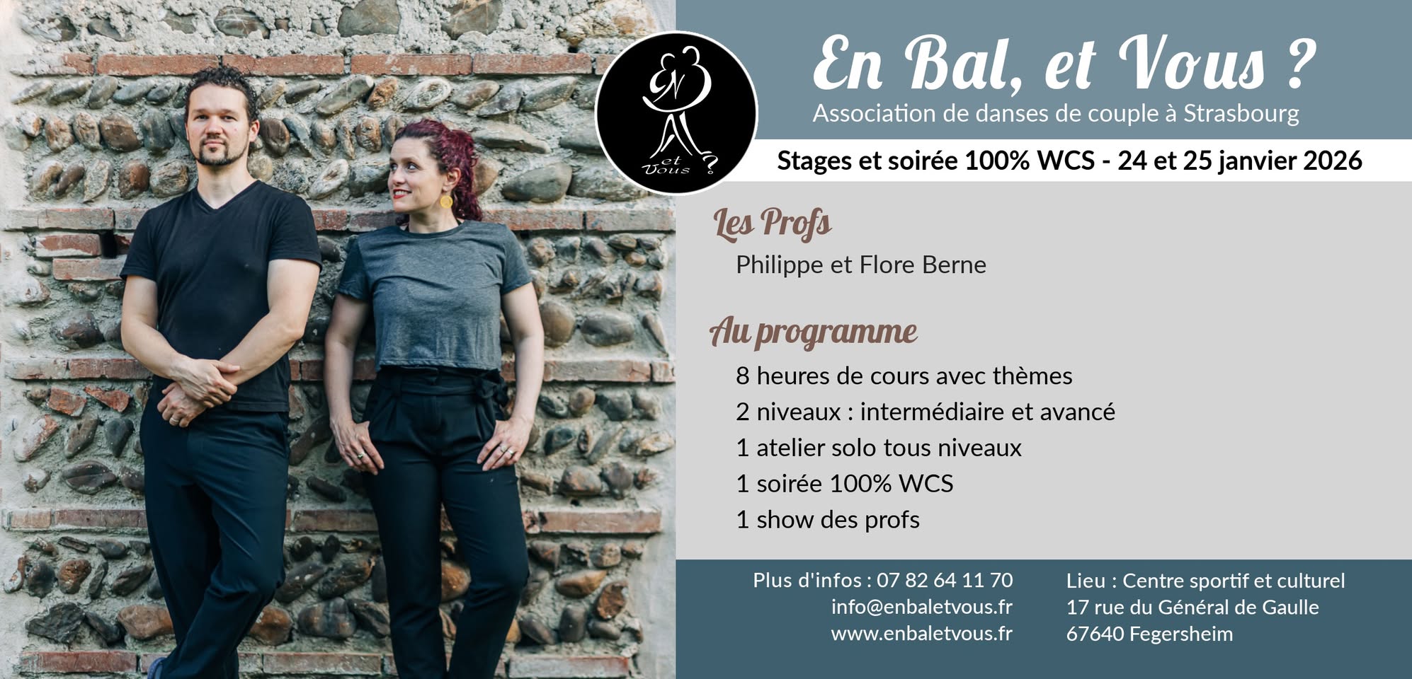 Stage et soirée 100% West Coast Swing avec Intervenants extérieurs