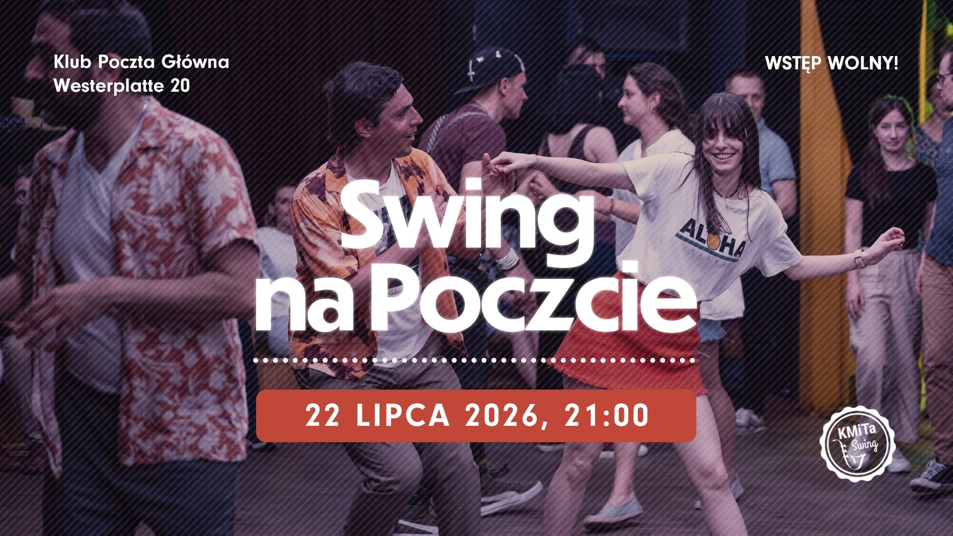 🌴 Swingowa potańcówka na Poczcie 🌴 22.07