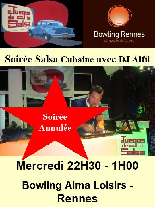 Juegos : Soirée Salsa Cubaine avec DJ Alfil