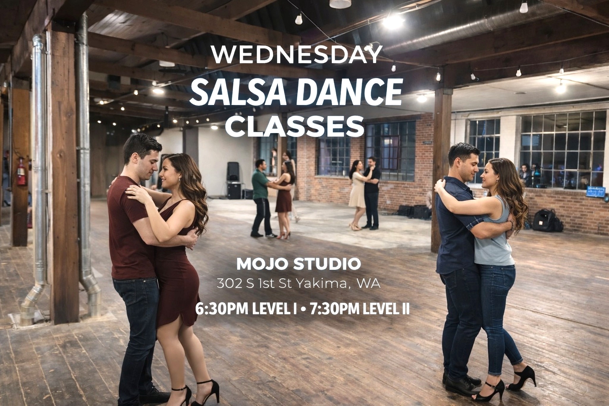 Salsa Dance Classes - Wednesdays - March 2026