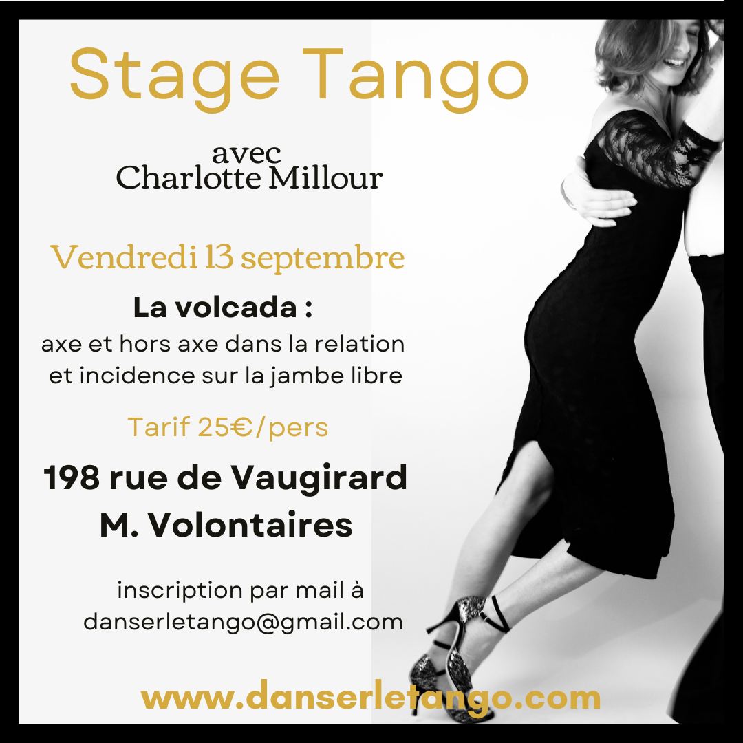 Stage de Tango : la VOLCADA