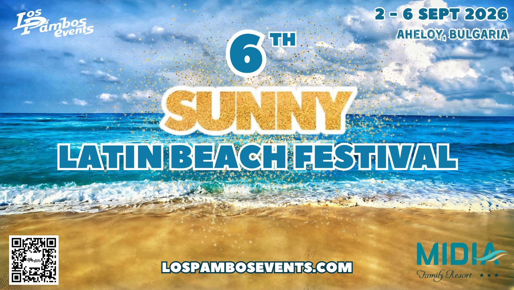6th Sunny Latin Beach Festival 2 - 6 September 2026