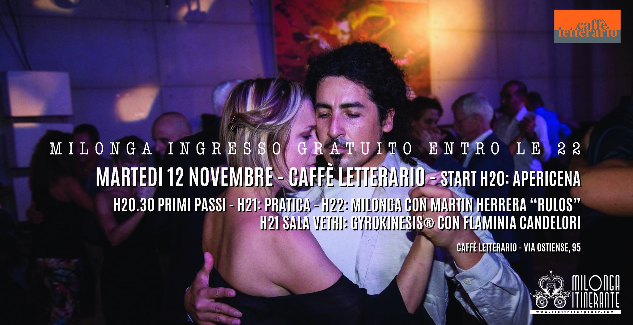 Milonga Ingresso Gratuito Entro le 22