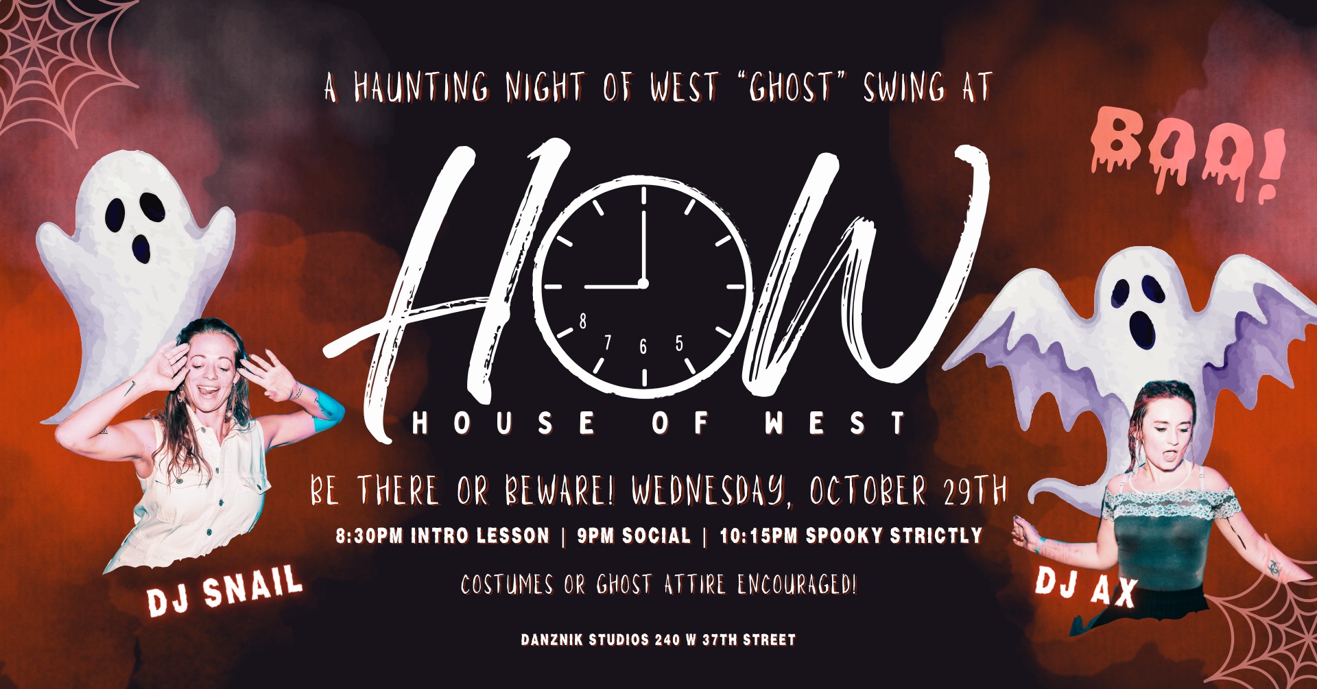West "Ghost" Swing at House of West β’ Midtown NYC β’ ft. DJs Snail & Ax β’ Intro Class w Matt