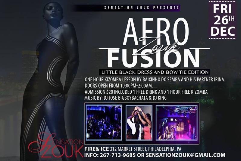 Afro ZoukFusion Annual Little Black Dress and Bow Tie.