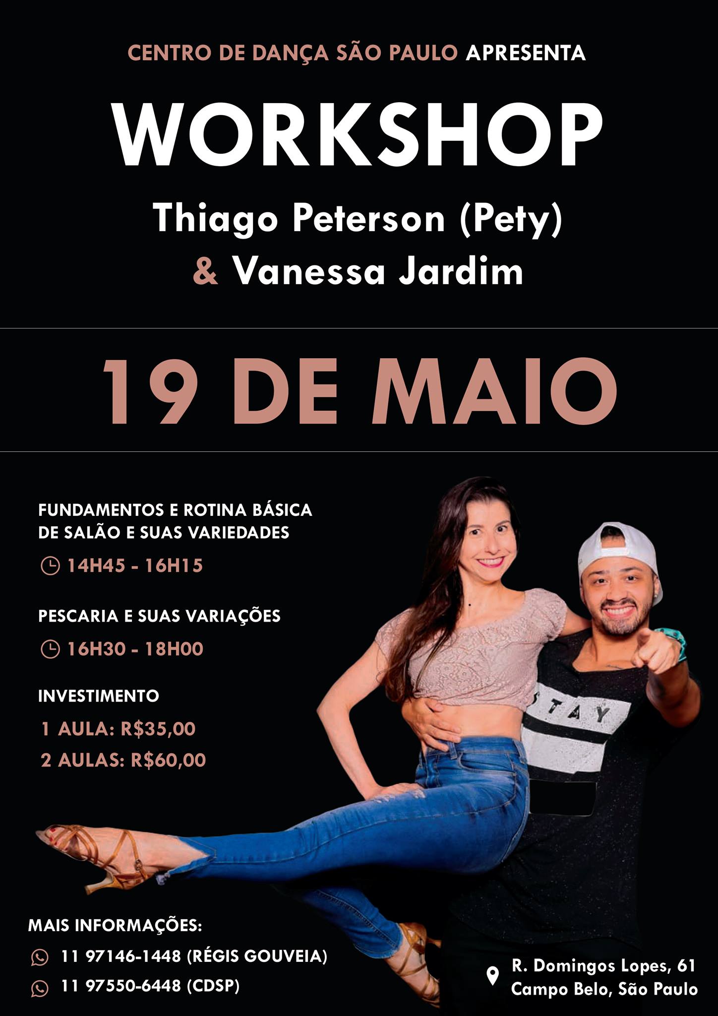 Workshop com Thiago Peterson (Pety) & Vanessa Jardim