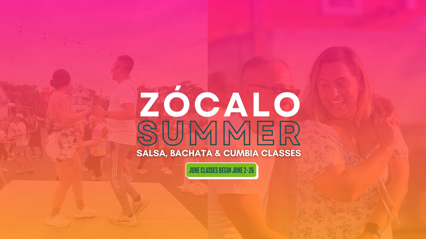 Zócalo Summer June Salsa, Bachata, Cumbia Classes
