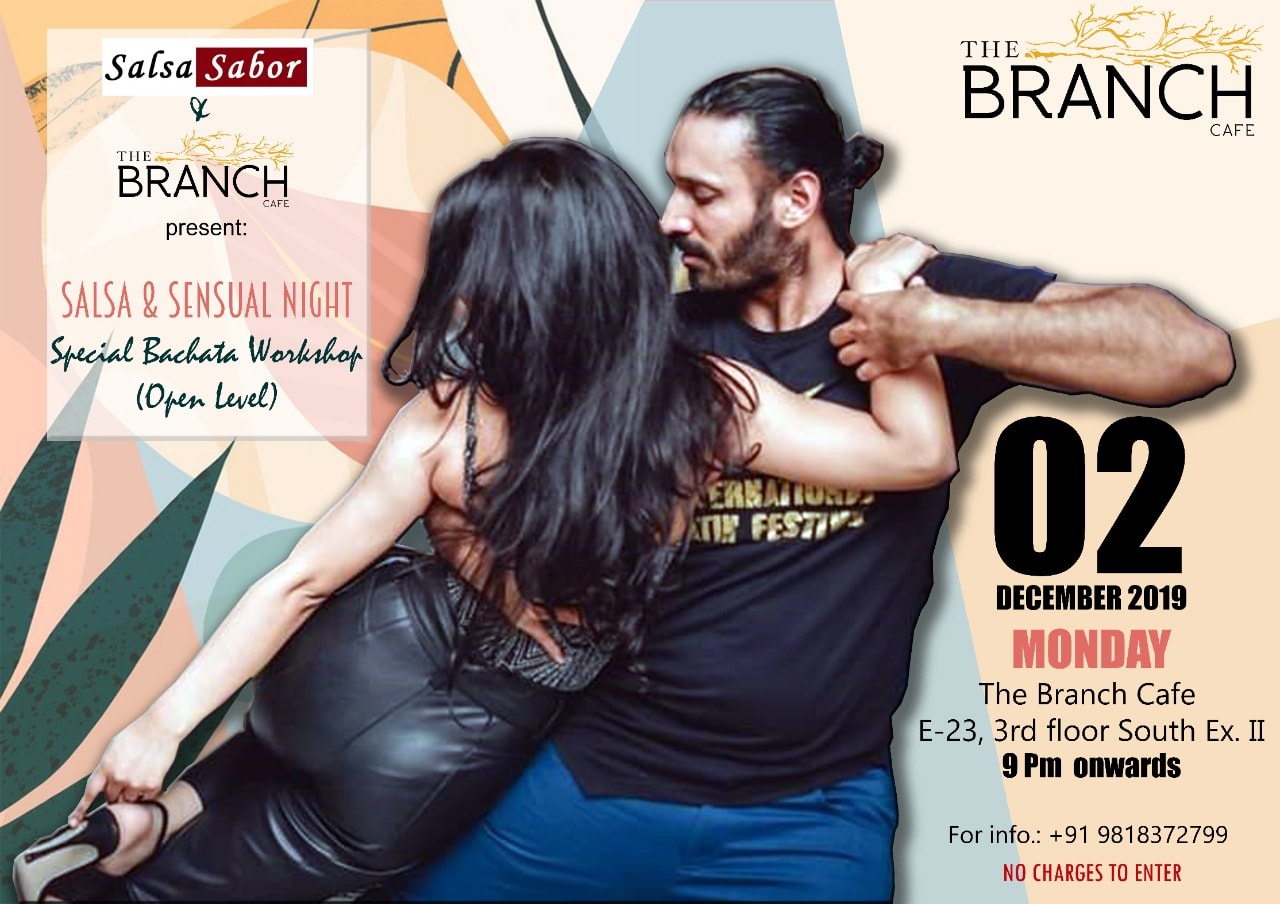 Salsa & Sensual Night By Salsa Sabor @ The Branch Cafe!