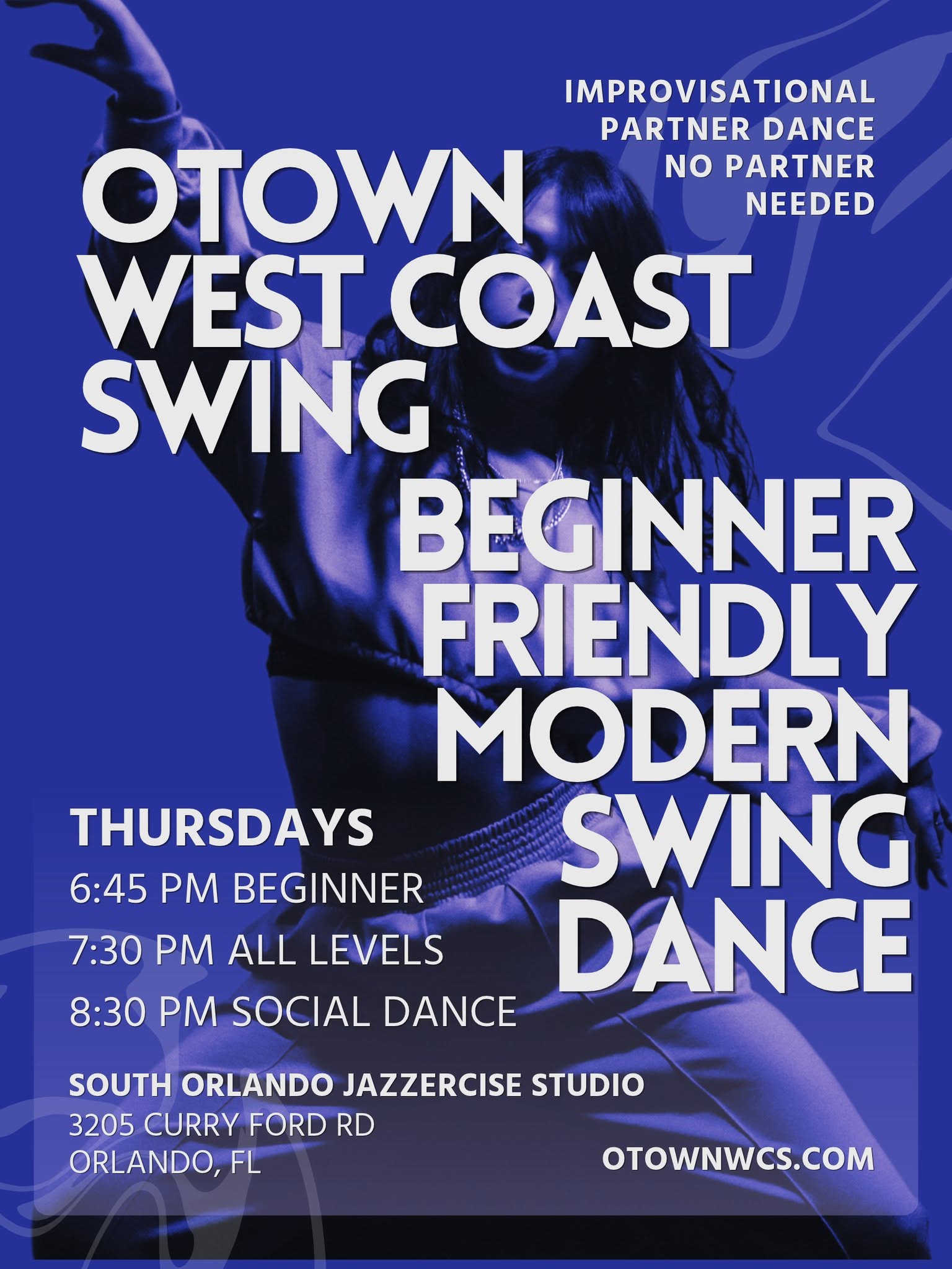 OTown Thursday Night West Coast Swing Class & Social Dance