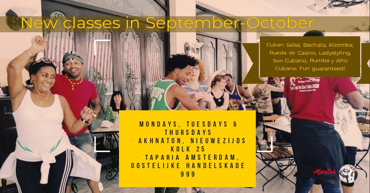 Mocitos Dance School: Kick-off September-October courses