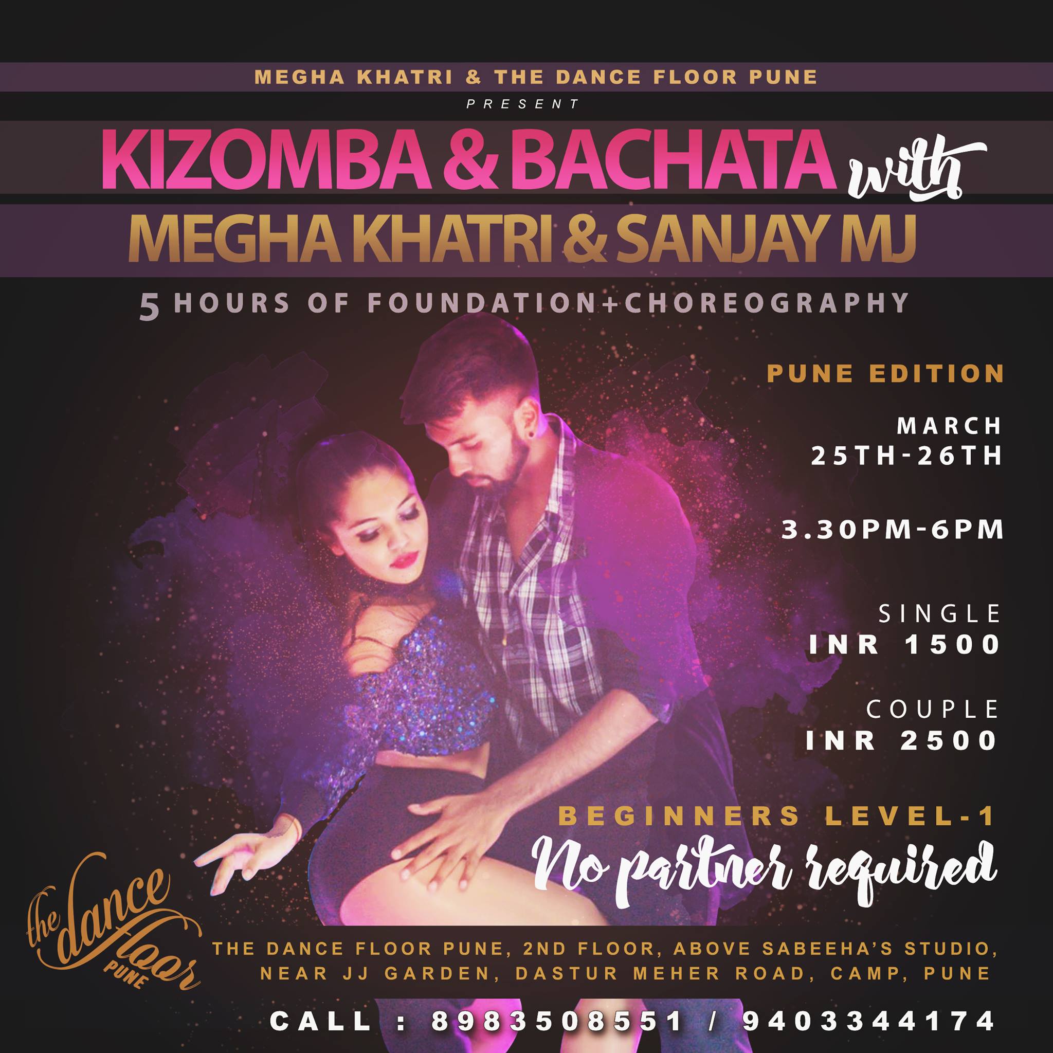 Kizomba & Bachata with Megha Khatri & Sanjay Mj
