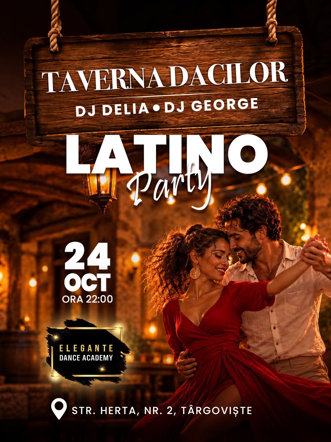 Social Latino Party Târgoviște - Taverna Dacilor - Salsa Bachata Kizomba