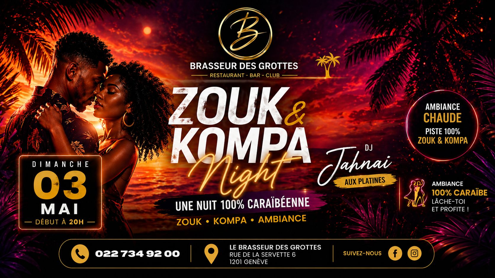 🔥 ZOUK & KOMPA NIGHT 🔥