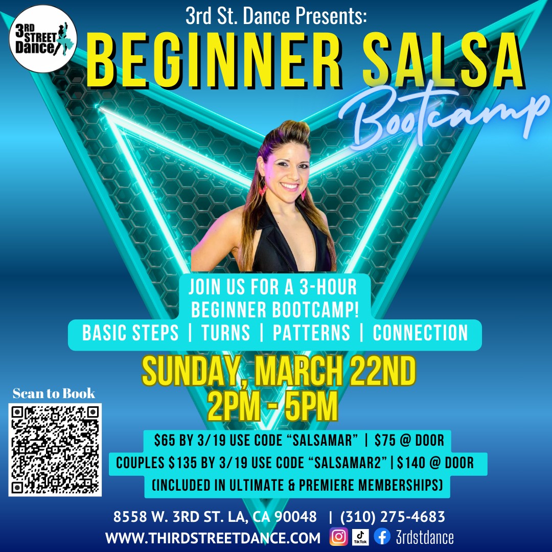 Beginner Salsa Bootcamp at 3rd Street Dance - LA