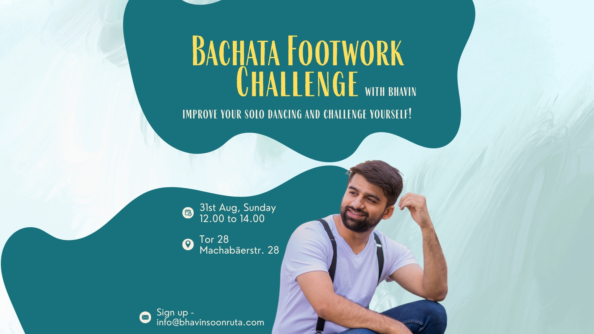 Bachata Footwork Challenge with Bhavin