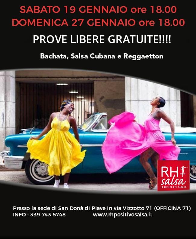 PROVE GRATUITE SALSA, BACHATA E REGGAETON RH SALSA SDP