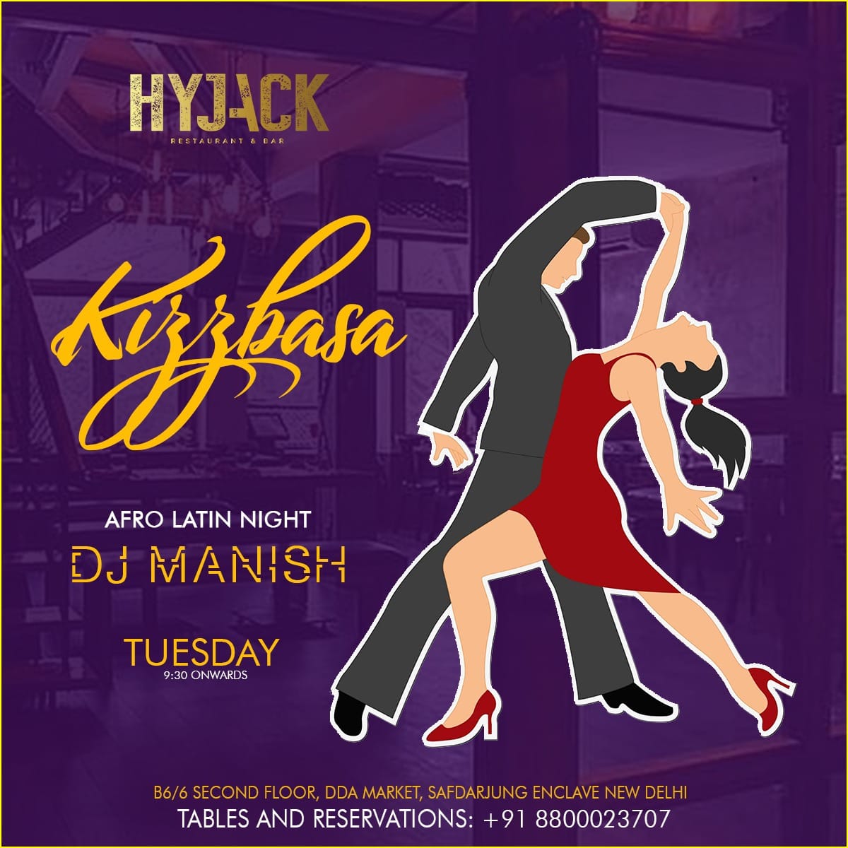KIZZBASA Afro Latin Night DELHI