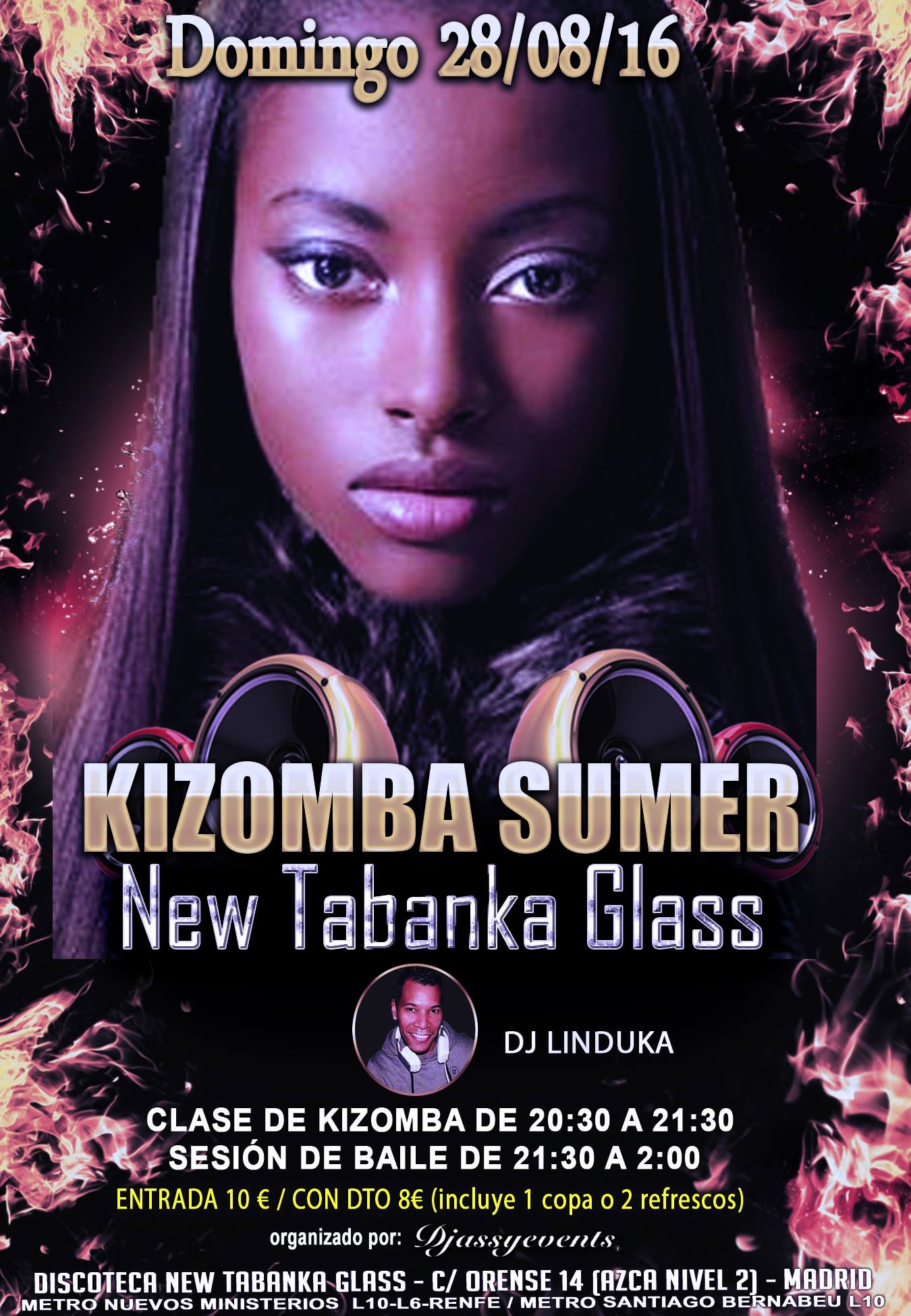 Sunday Kizomba Summer en New Tabanka Glass - 28 08 2016