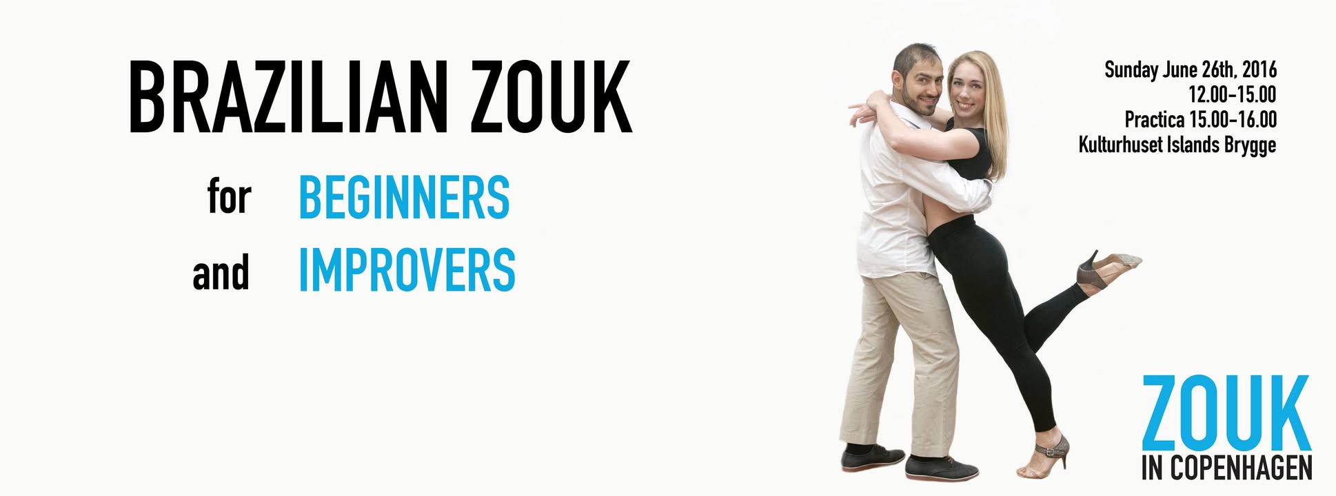 Zouk for beginners & improvers with Caroline & Mustafa