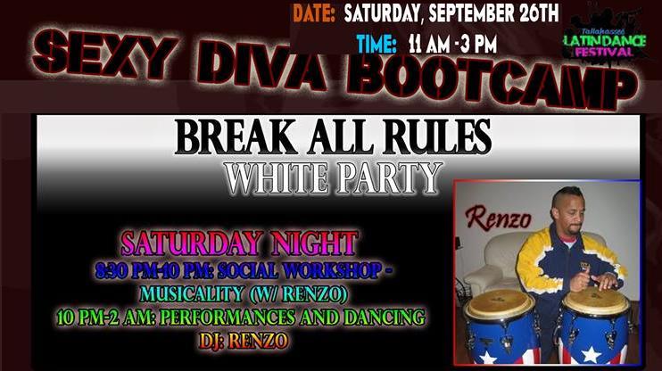 Sexy Diva Bootcamp 2015 Break All Rules White Party