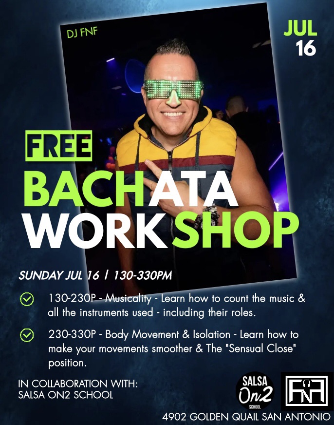 FREE SENSUAL BACHATA WORKSHOP