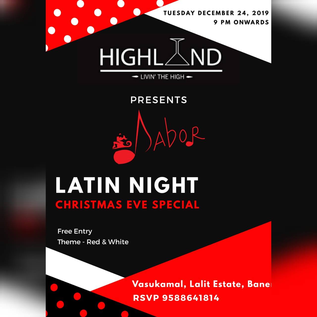 Sabor Latin night - Christmas Edition