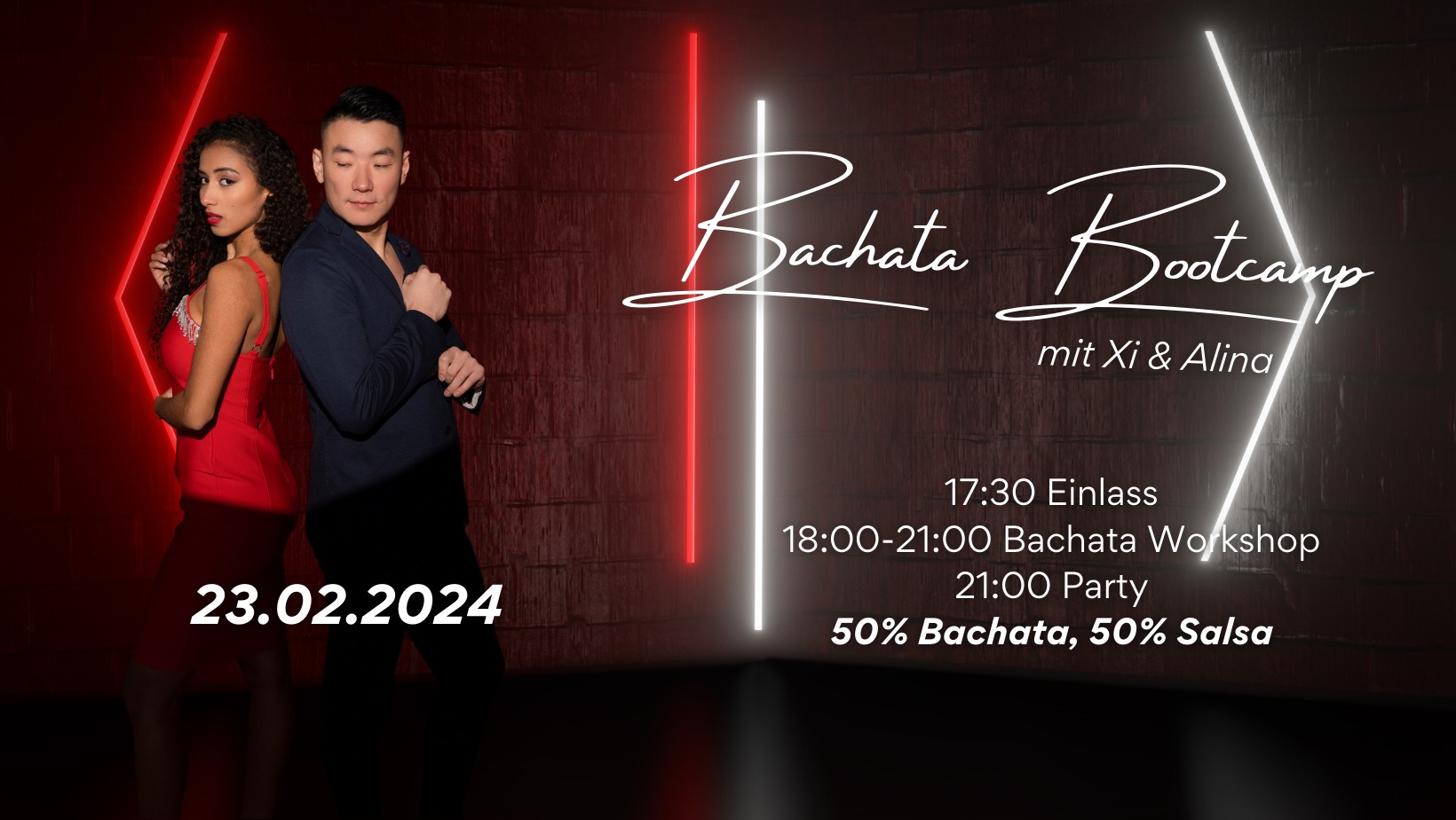 Bachata Bootcamp Party mit Xi & Alina aus Köln